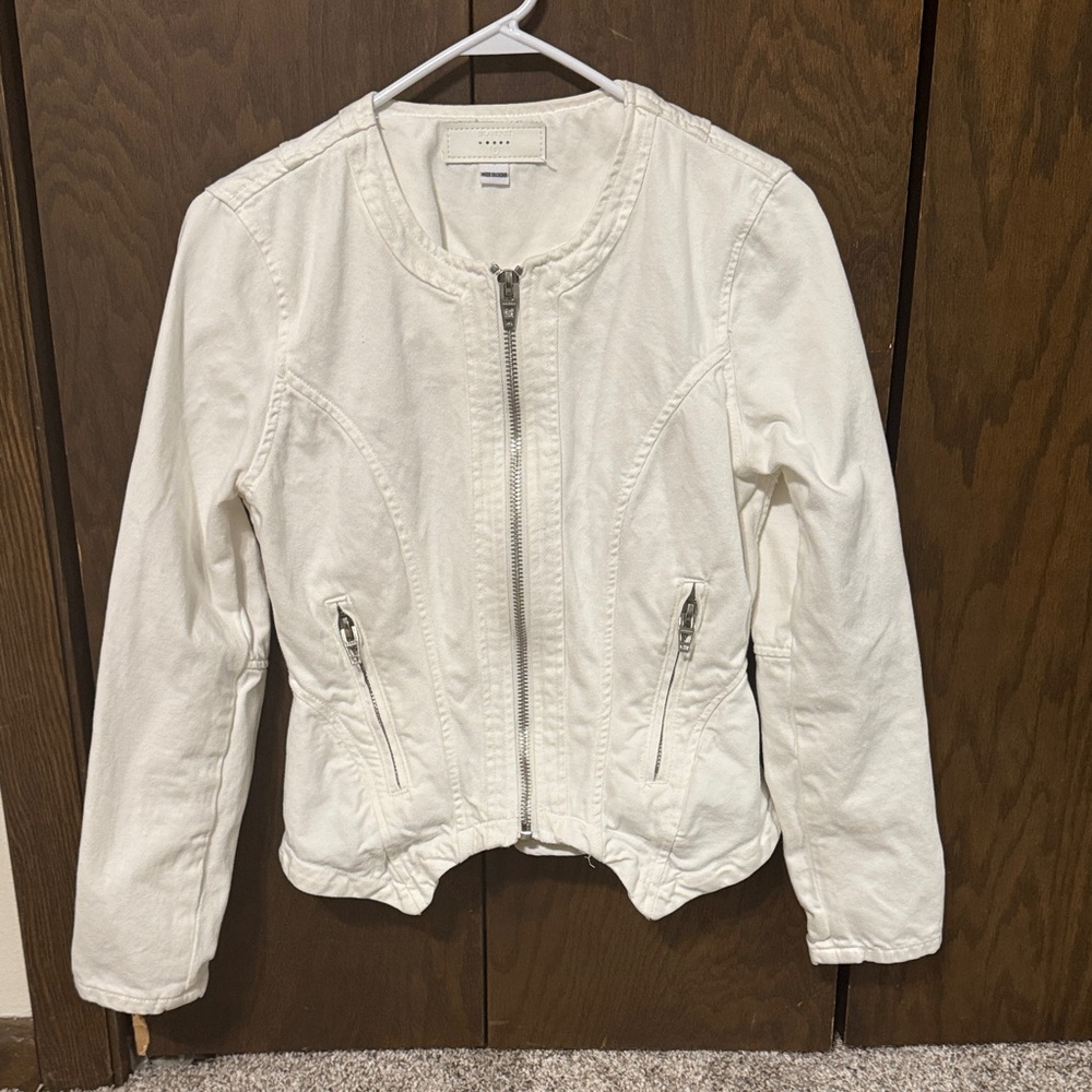 Blank NYC White Jean Jacket